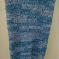 Crocheted Adult Mermaid Tail Blanket